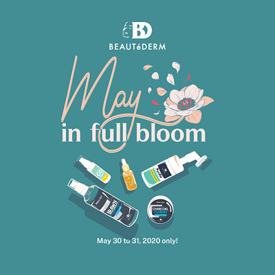 PROMO POSTERS FB & IG FOR BEAUTEDERM graphic design