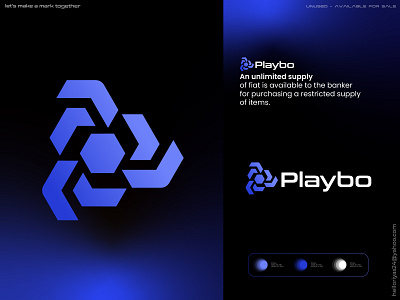 blockchain Play logo design unused blockchain brand design branding creative crypto ecommerce fintech gradient logo logo concept logo design logo designer logos modern o p q r s t u v w x y z play simple logo tech unused visual web3 logo