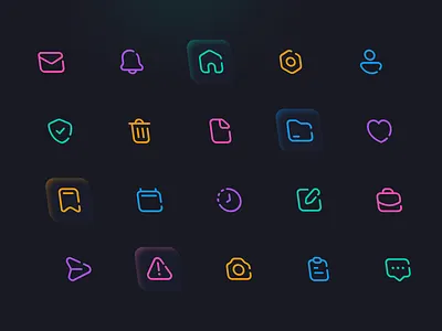 Icon set exploration icon icon design icon set iconography ui