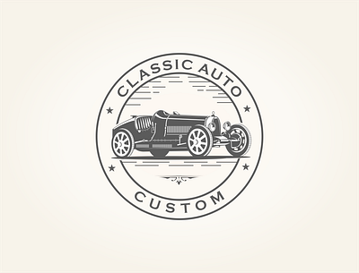 Classic Auto Custom auto car classic custom design logo modification