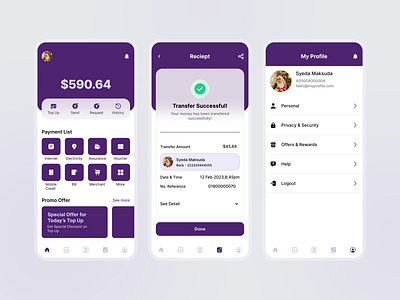 PocketBank app ui ux