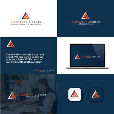Law Firm Branding branding design graphic design illustration logo typography vector