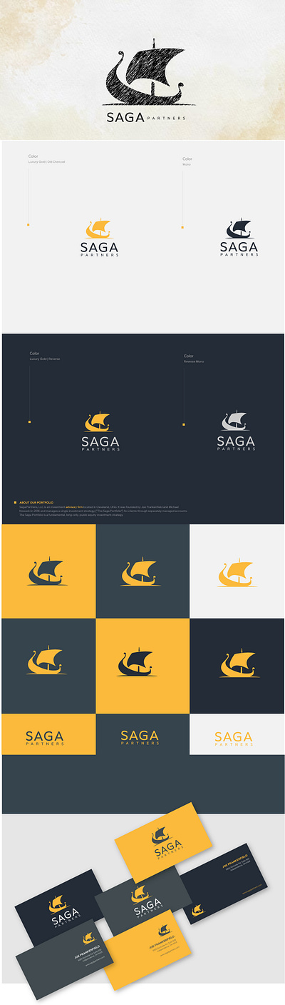 Branding for sagapartners.com branding design graphic design illustration logo typography vector