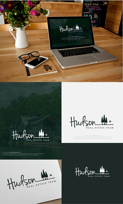 Logo Design for the Hudson Real Estate Team branding design graphic design illustration logo typography vector