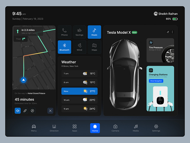 Car Dashboard UI (SaaS) by Ofspace SaaS on Dribbble