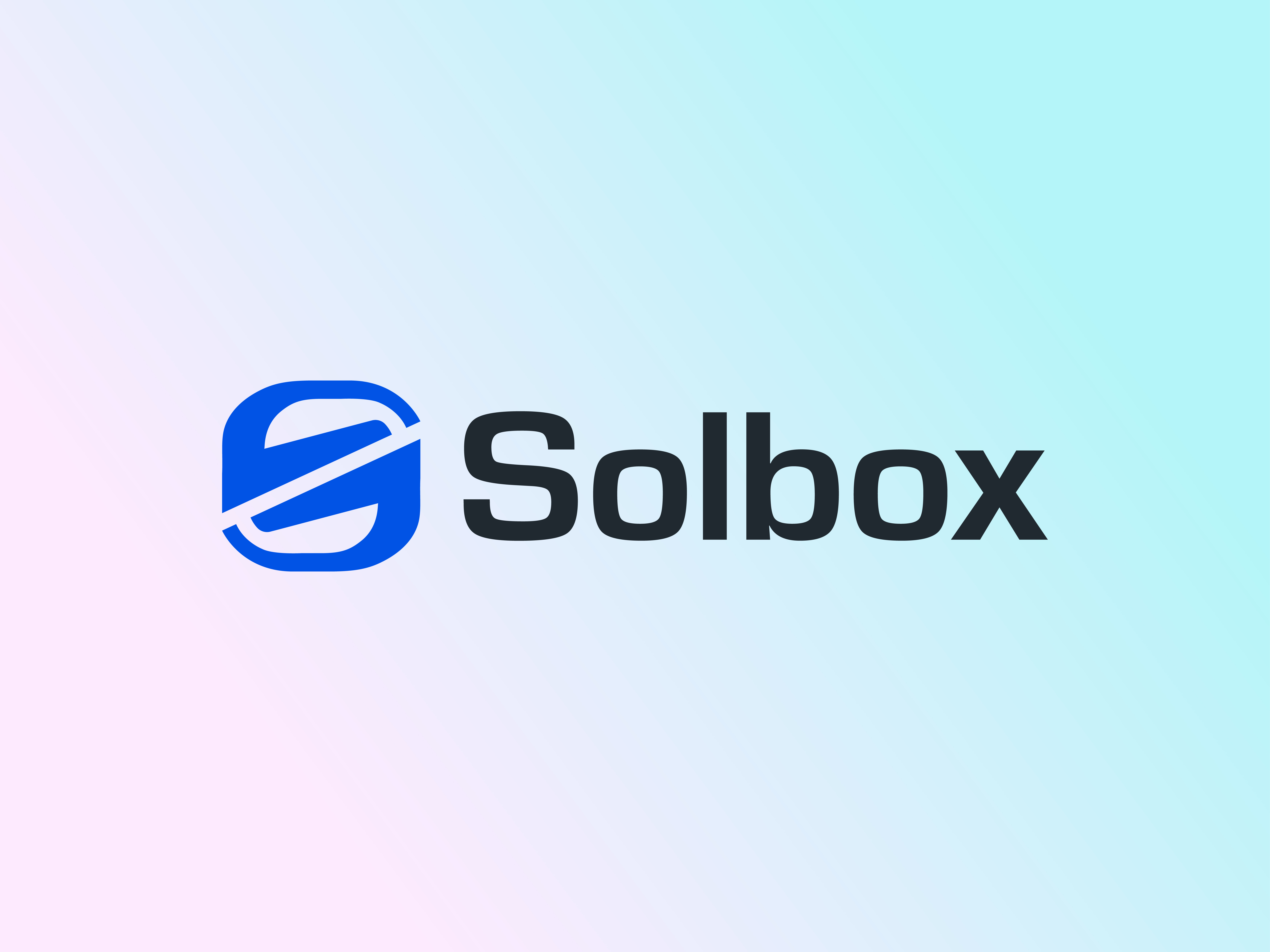 Solbox - Logo Design brand identity digital solution fintech logo initial logo letter s logo logodesign logotype softwear branding solbox startup branding tech branding technology logo visual identity