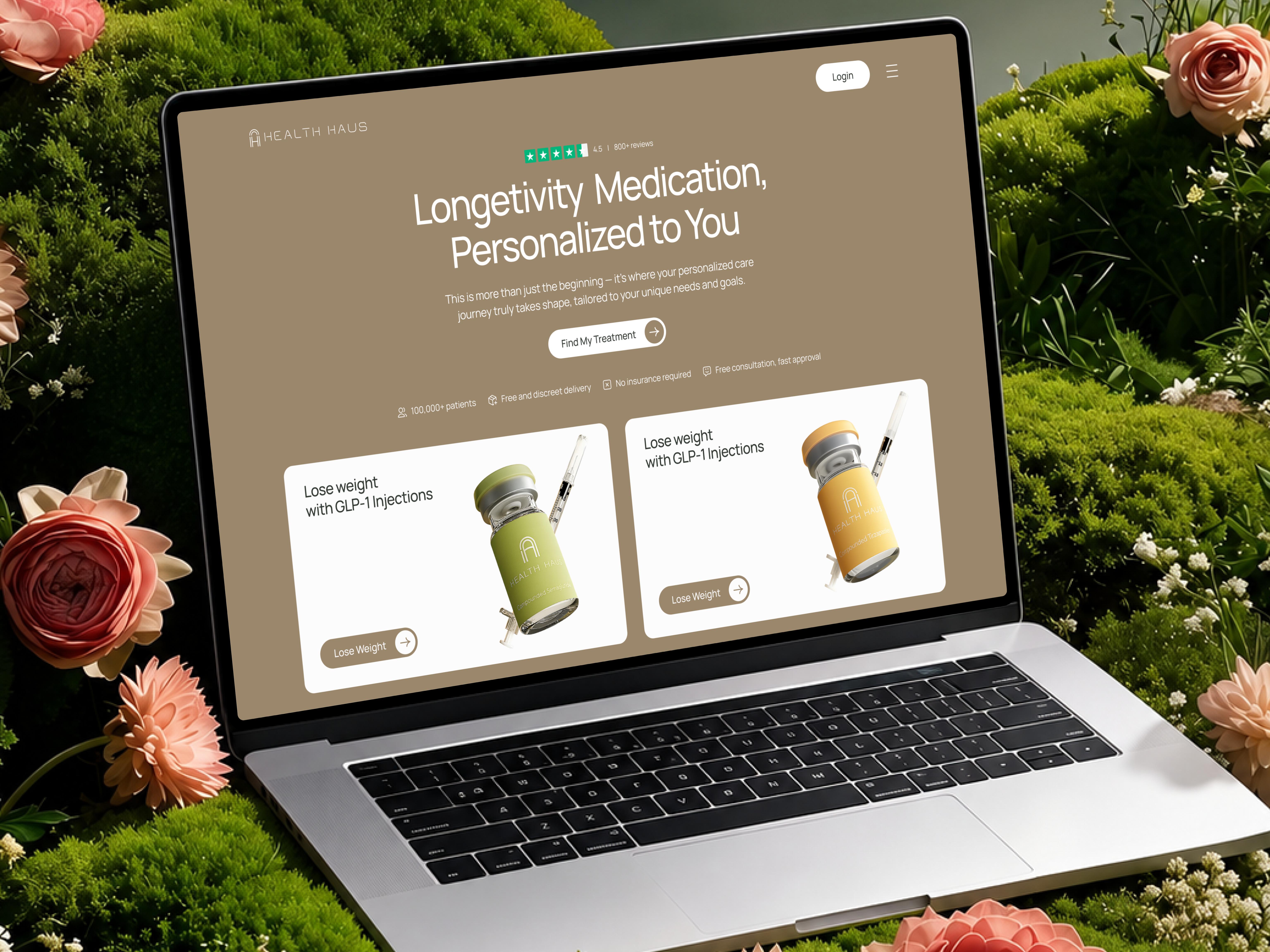 Telehealth Landing Page Design conversion funnel cro cro designer ecommerce design ecommerce landing page healthcare website landing page landing page designer luxury ecommerce modern website responsive shopify shopify ecommerce shopping website telehealth telehealth design studio telehealth ecommerce telehealth funnel design telemedicine web design