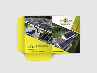 Solar Company Presentation Folder Design battery brochure creative design design flyer design folder folder design installation light logo modern design presentation presentation design presentation folder solar solar company solar electricity solar energy solar panel solar system