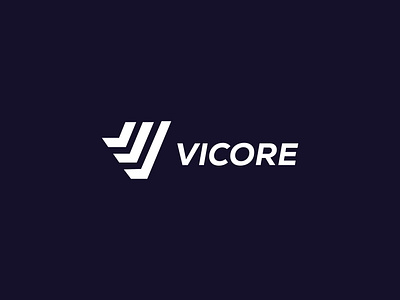 New project done vicore brand identity design brading identity logo design minimal minimalist modern