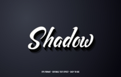 Editable text effect, 3d Shadow text style template 3d shadow text style template colorful text effect