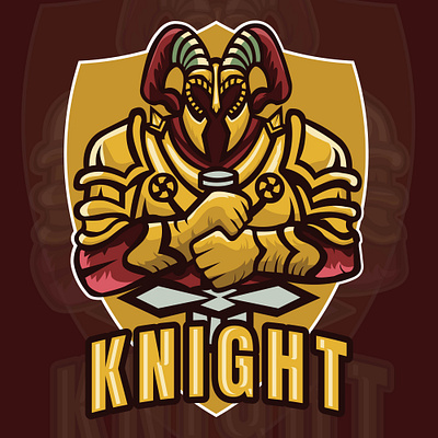 Knight Mascot Logo By Donald SG branding gaming mascot logo graphic design knight knight gaming mascot logo knight mascot logo logo mascot logo mascotdesign