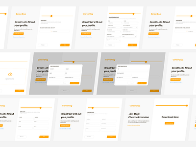 Chrome Extension Web App autofill job webapp chrome extension ui ux extension ui ux job application autofill job web app user interface web app ui ux webapp interface