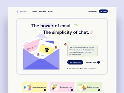 Communication Platform automation business collaboration communication platform design designer dev tool email landing page management marketing messaging minimal product saas software technology uiux web design website