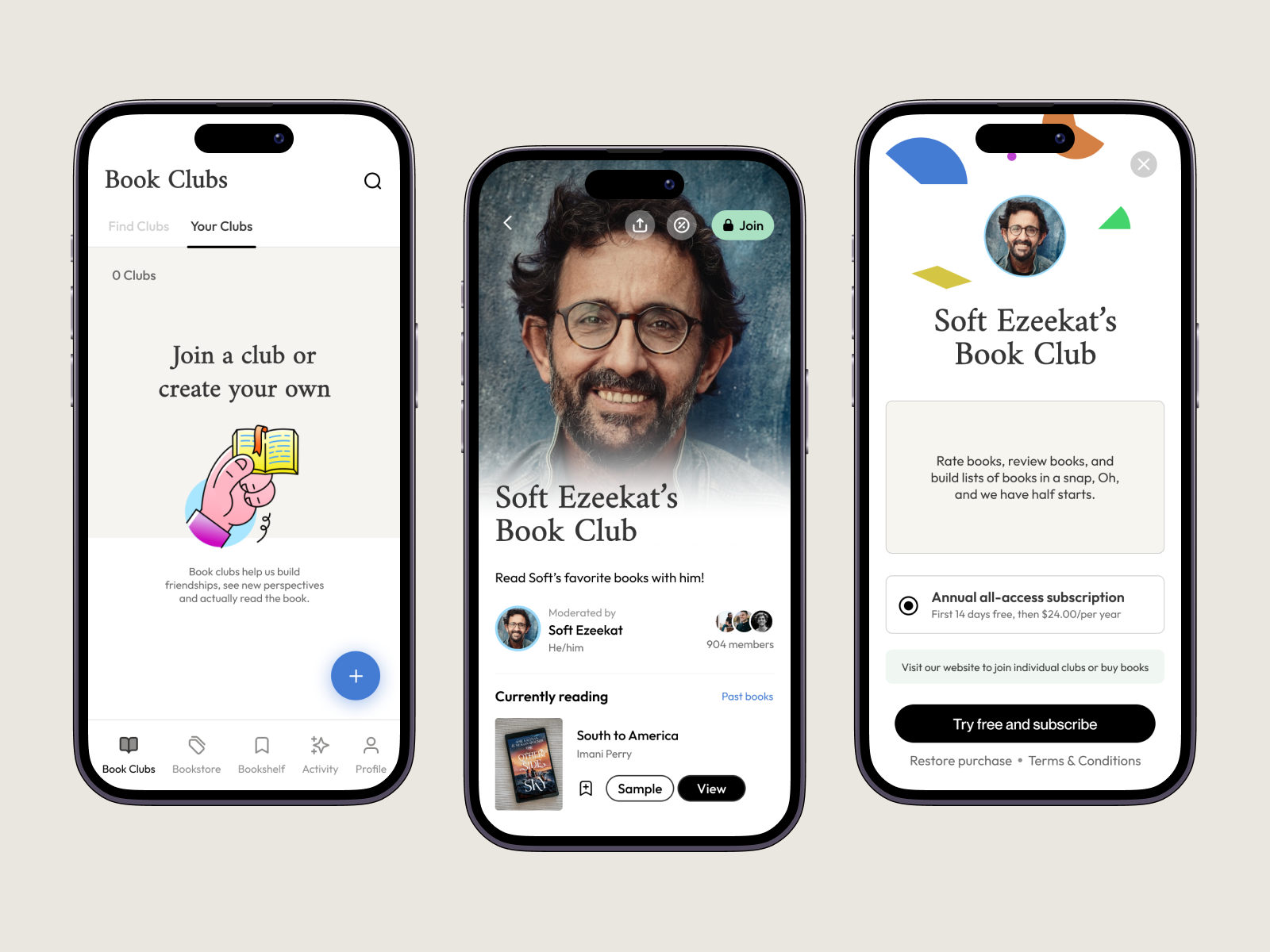 Yokiee App | Book Reader app app design apps bookclub clean app club design graphic design minimal mobile uiux