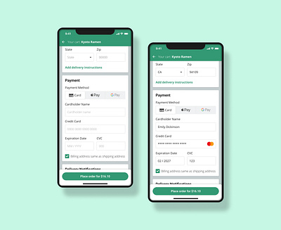 Daily UI 002 - Credit Card Checkout 002 cart checkout page credit card checkout dailyui design mobile payment payment page ui ui design