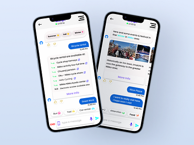 Chatbot UI Design chatbot ui design design ios chatbot design mobile chatbot ui design ui ui design