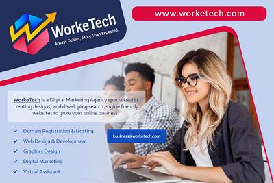 WorkeTech - Digital Marketing Agency email marketing graphic design sem seo web design web hosting