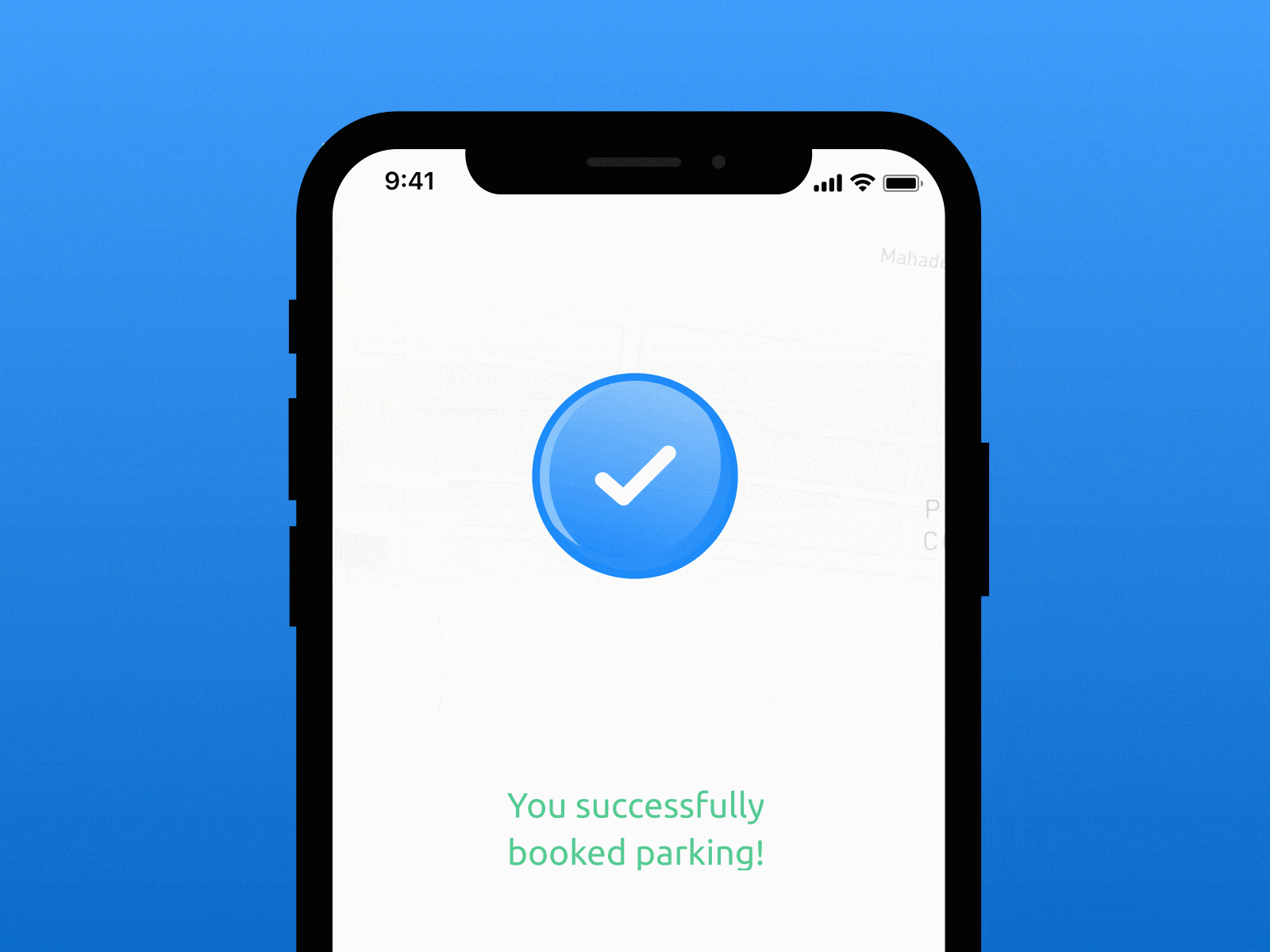 ParkEase Booking Confirmed Interaction clean design icon illustration minimal ui ux vector