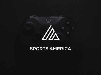 New project done Sports America Brand Identity design brading identity logo design minimal minimalist modern