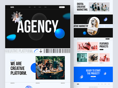 Digital Agency Landing Page awards best agency clean creative agency creative platform digital agency digitalagencylandingpage home page landing page marketing marketing landing page marketing strategies modern ui uidesign uiux user interface ux web3 website