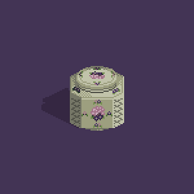 The Vase 8bit illustration pixel art pixelart retro vase