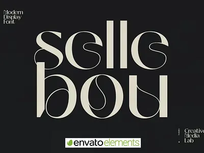 Sellebou - Modern Display Font calligraphy display display font elegant font font font awesome font family fonts letter lettering letters modern font modern fonts sans serif sans serif font script serif font type typeface typography