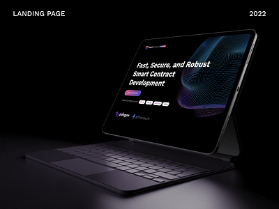 Smart Contract development studio - redesign animation blockchain design figma landing page smart contract typography ui ux web design webflow wordpress
