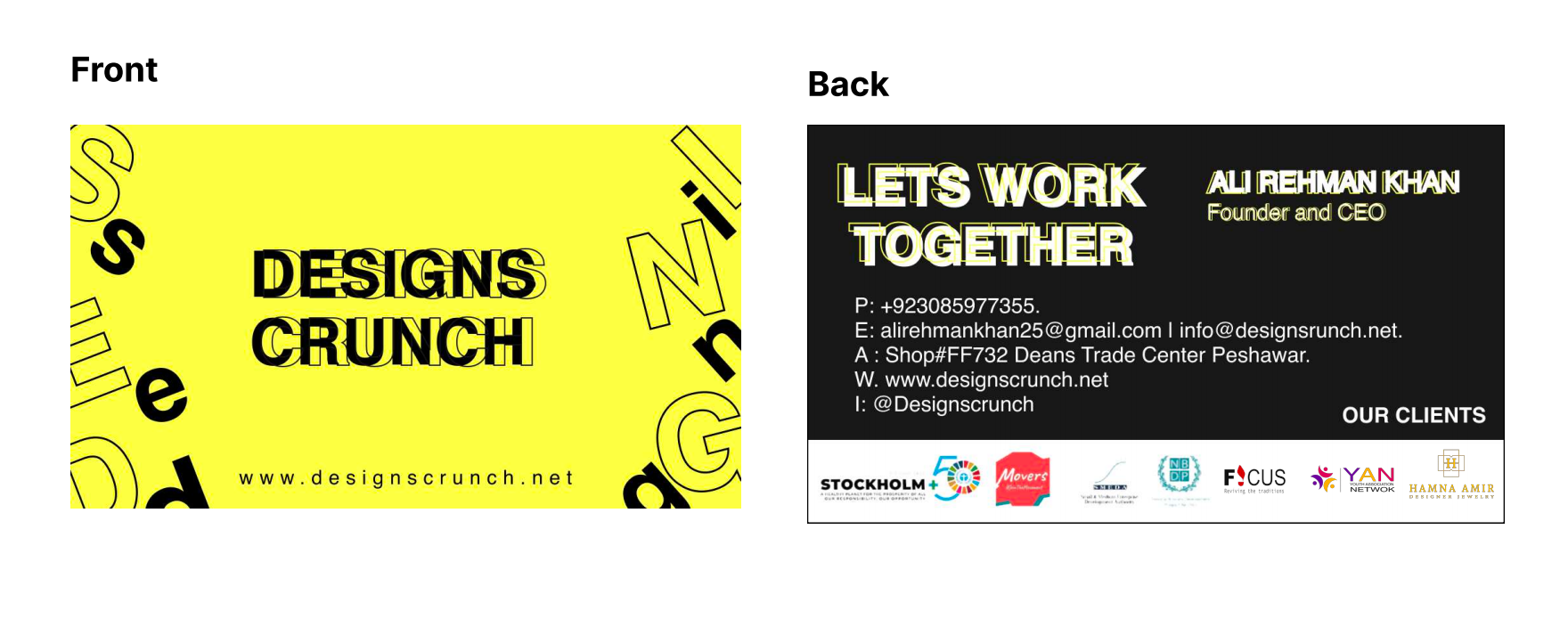 Business Card Design