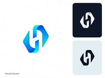 Harish Kumar Logo Design app branding design graphic design harish kumar illustration logo logo design modern logo my logo typography ui ux vector