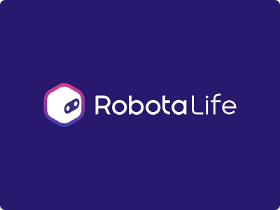 RobotaLife Logo Design blockchain brand branding design graphic graphic design graphicdesign logo logodesign minimal modern trade