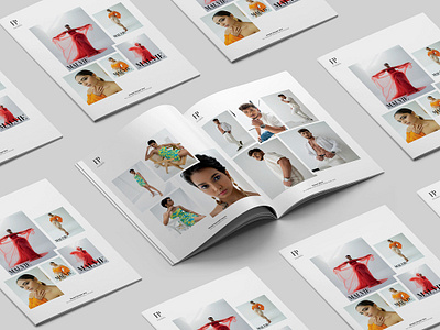 Magazine design and preparation for printing