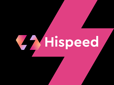 Hispeed New Logo brand brand identity branding design gradient logo graphic design h logo lettermark logo logo design logodesign logomark minimal modern