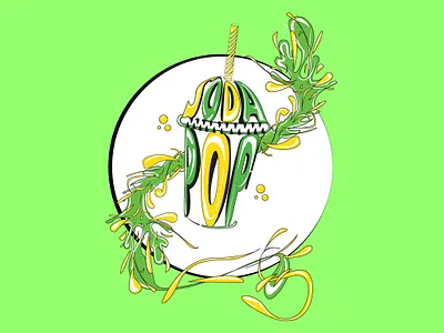 SODA POP Logo Design branding design graphic design illustration logo vector