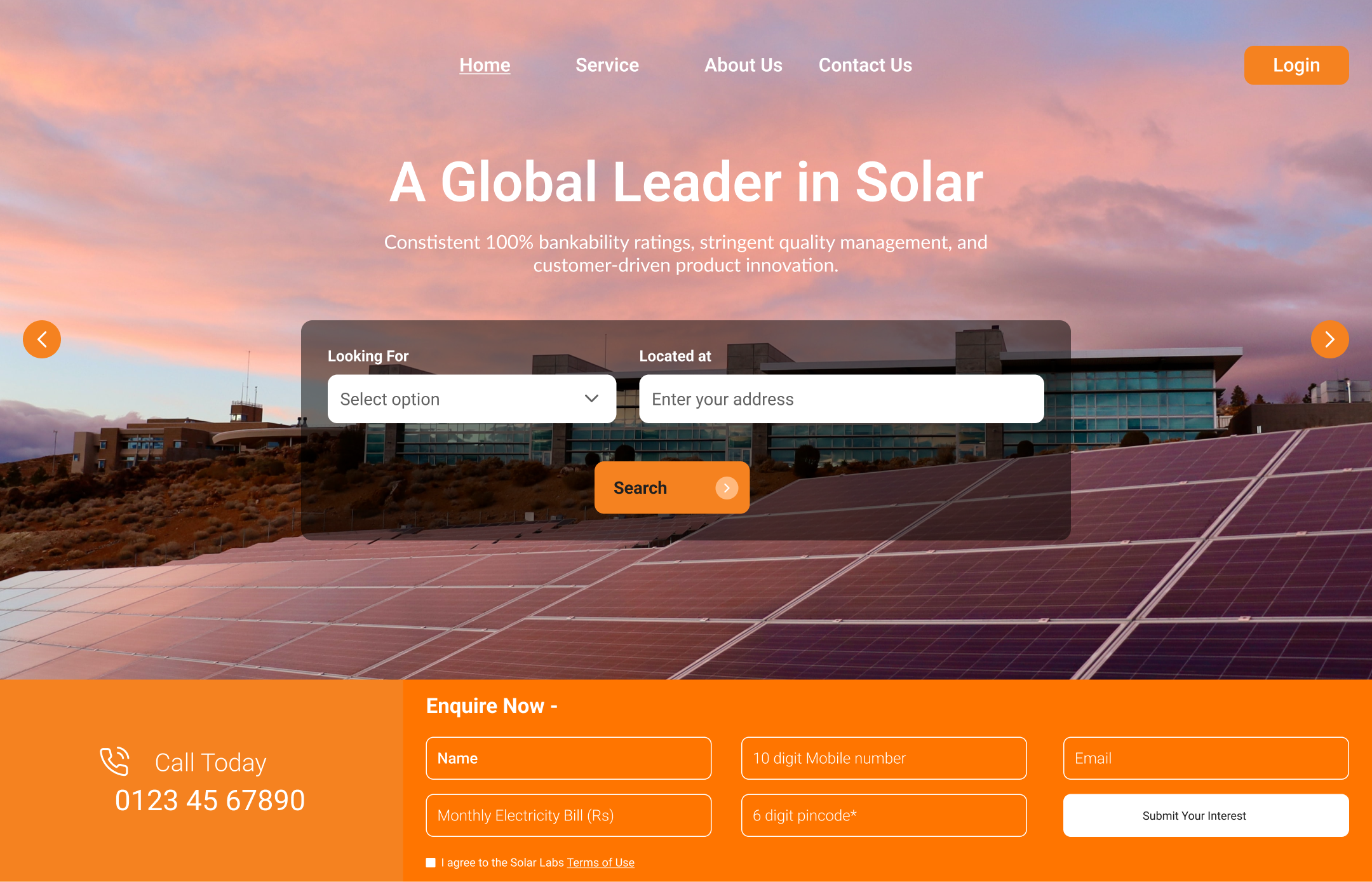 Solar Website Designs, Themes, Templates And Downloadable Graphic ...