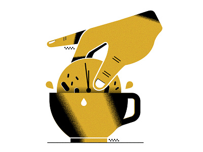 Tea time (Personal '22) animals character design editorial grain graphic design illustration