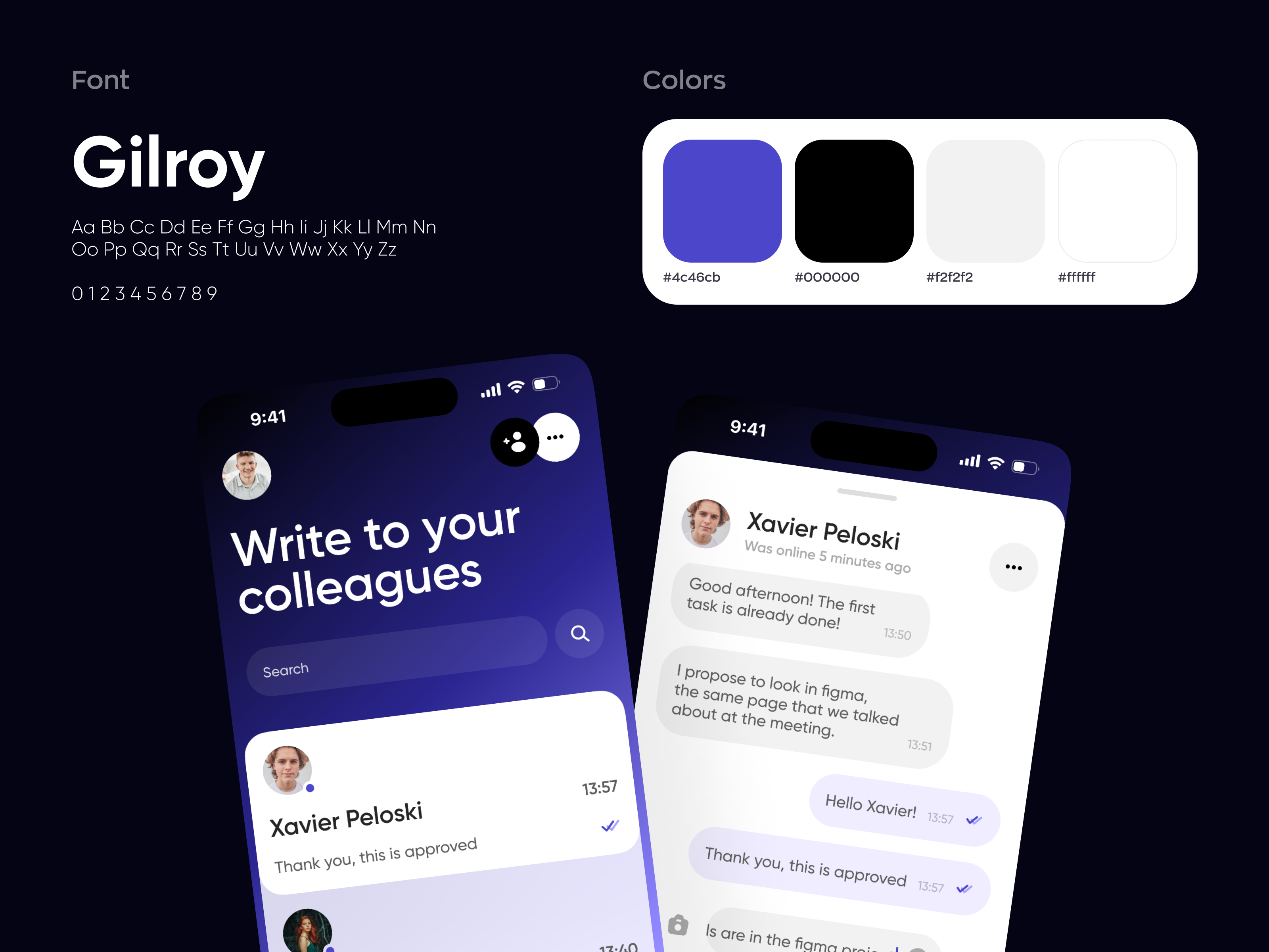 Mobile Chat UI by Ronas IT | UI/UX Team on Dribbble