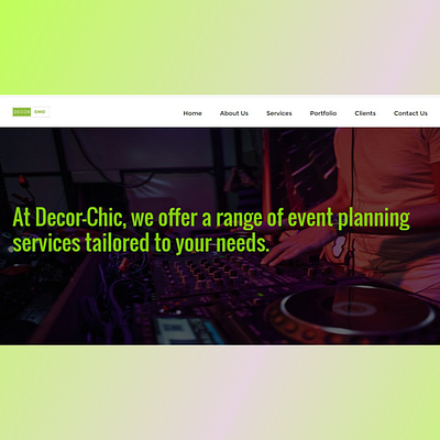 Event Planner Custom Website branding design ecommerce illustration logo ui vector website wordpress