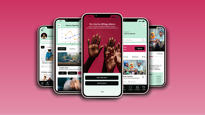 Metanoia Charity - UI/UX Design | Mobile App & Responsive Web charity design mobileapp responsiveweb ui uiuxdesign ux webdesign