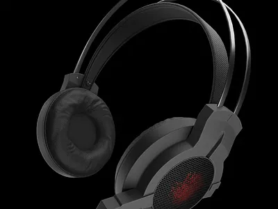 A4 tech headphone 3d