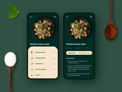 Recipe generator cooking mobile app ai app cooking dailyui design generator illustration mobile recipe salad ui ux