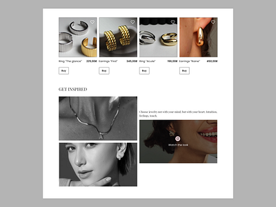 Jewelry website color design illustration jewerly new price ui ux website