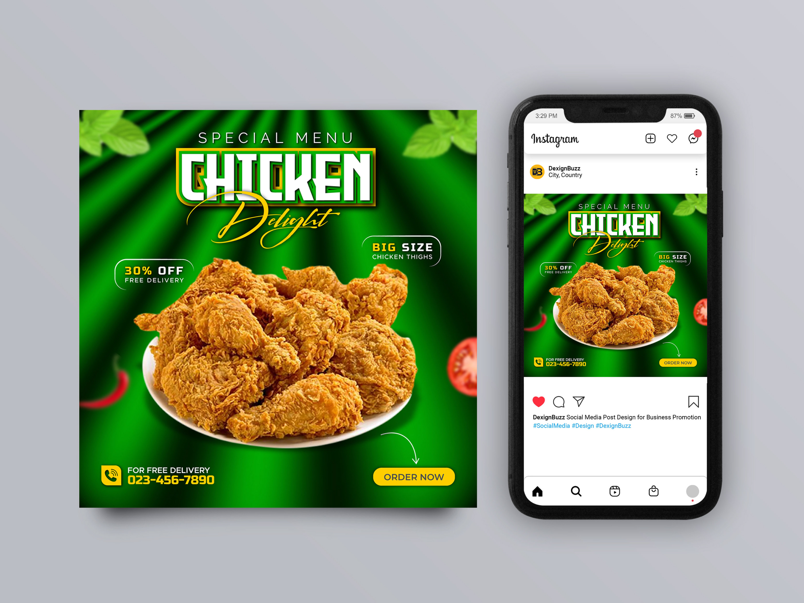 Example of Social Media Banner Design