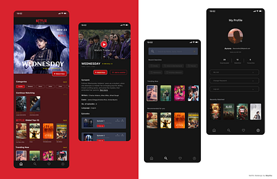 Netflix Redesign App