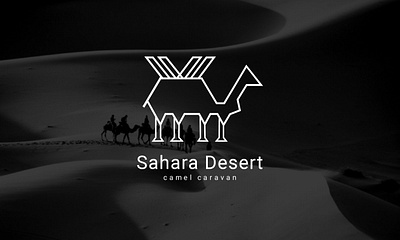 SAHARA DESERT LOGO branding custonlogo design geometric logo graphic design illustration logo logo design logo maker logodesigner product vector
