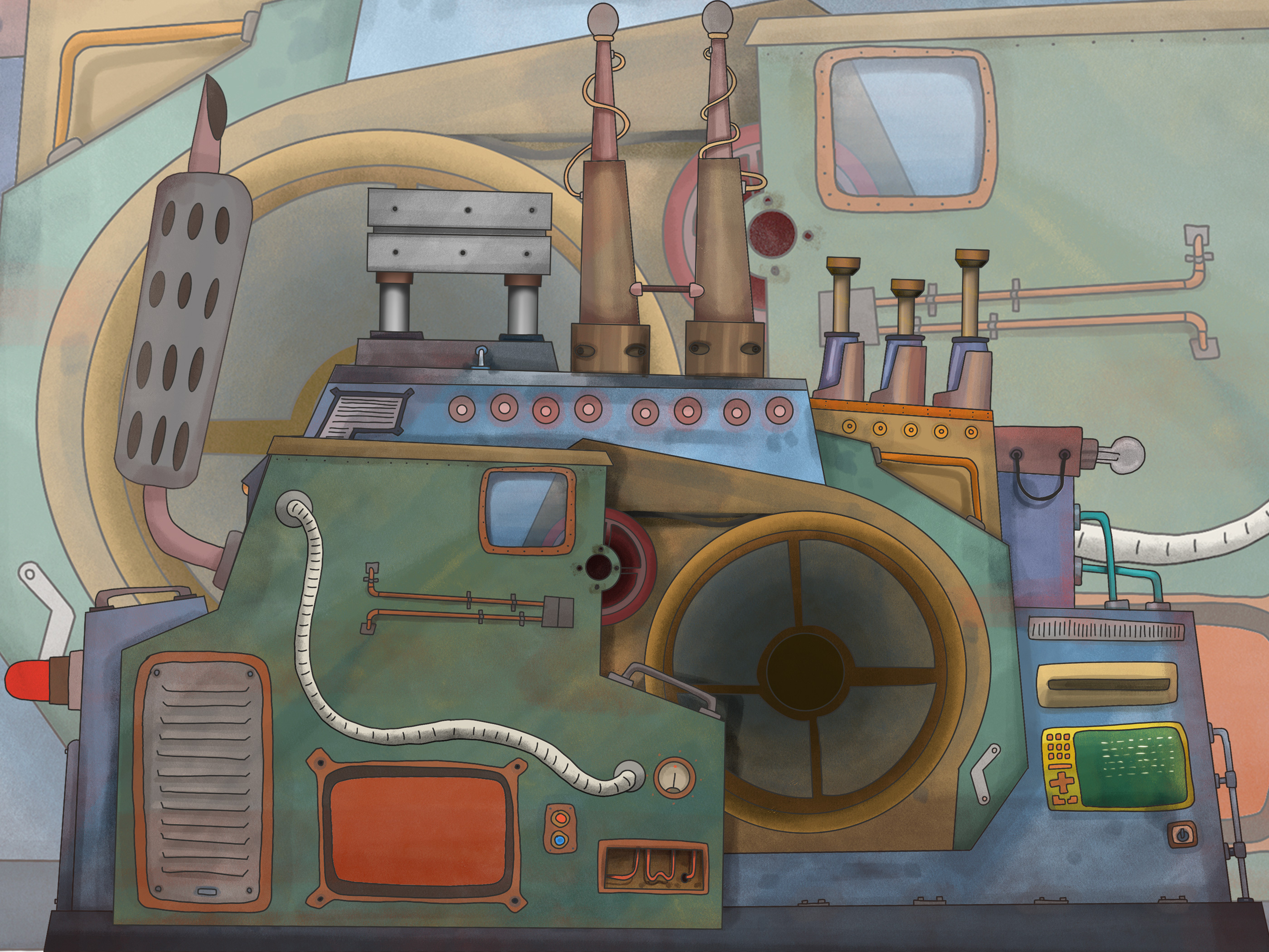 Mechanic AI machine by Moe Norouzian on Dribbble