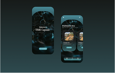 Time Capsule concept appdesign branding design ui