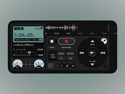 Voice recorder dailyui design ui
