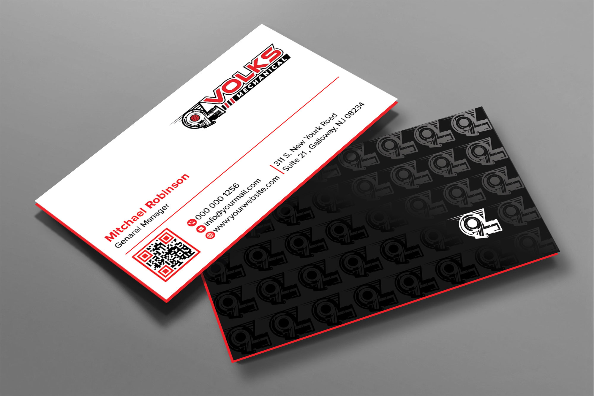 Example of Modern Business Card Design In 24 Hours
