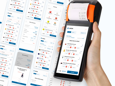 Union POS app app app design design digital product design mobile app design point of sale pos product design retail shopping ui user centered design user experience user experience design user interface user interface design ux uxui