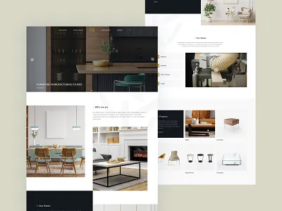 VEG concept furniture company company concept design figma furniture home homepage interface modern ui ux ui design veg web design website